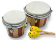 bongo and maracas